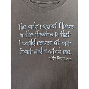 John Barrymore Quote Tshirt For The Actor Or Theatre Lover Chest 48 Unisex